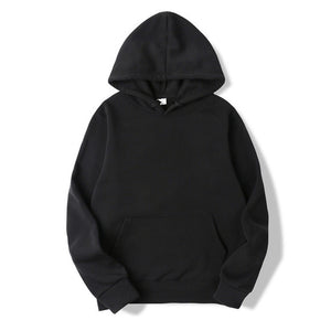FOJAGANTO Fashion Brand Men Solid Hoodie Men's Casual Wild Hooded Sweatshirt Male Simple Slim Hoodies Sweatshirts Tops