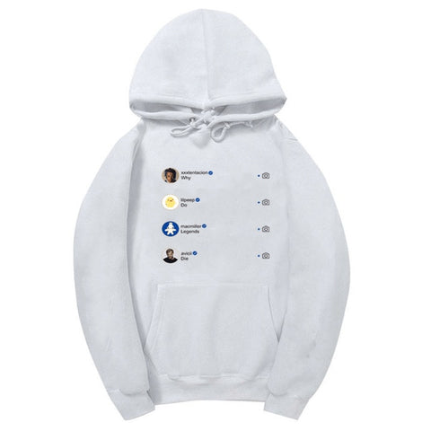 Newest Fashion XXXtentacion Hoodie Sweatshirt Rip xxxtentacion Hip Hop Rapper Hoodies Men/Women Sweatshirts Hoodie Pullover