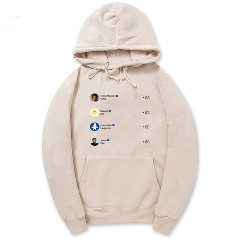 Newest Fashion XXXtentacion Hoodie Sweatshirt Rip xxxtentacion Hip Hop Rapper Hoodies Men/Women Sweatshirts Hoodie Pullover