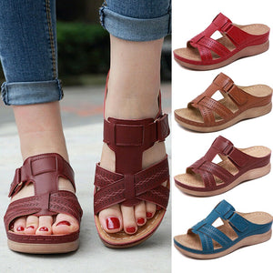 Fashion New Women's Open Toe Sandals Comfy Soft Orthopedic Heightened Sole Casual Female Shoes Slippers Zapatos De Mujer 2019