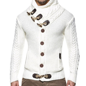 2019Autumn Winter Fashion Casual Cardigan Sweater Coat Men Loose Fit 100 %Terylene Warm Knitting Clothes Sweater Coats Men 4xl