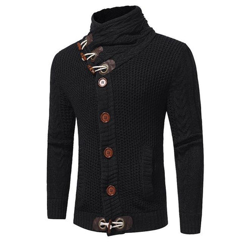 2019Autumn Winter Fashion Casual Cardigan Sweater Coat Men Loose Fit 100 %Terylene Warm Knitting Clothes Sweater Coats Men 4xl