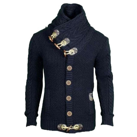 2019Autumn Winter Fashion Casual Cardigan Sweater Coat Men Loose Fit 100 %Terylene Warm Knitting Clothes Sweater Coats Men 4xl