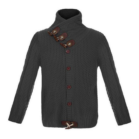 2019Autumn Winter Fashion Casual Cardigan Sweater Coat Men Loose Fit 100 %Terylene Warm Knitting Clothes Sweater Coats Men 4xl