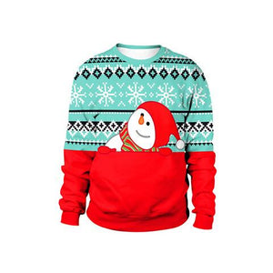 2019 Pullover Womens Mens Hoodies Sweaters Tops Ugly Christmas Sweater Santa Elf FunnyAutumn Winter Clothing