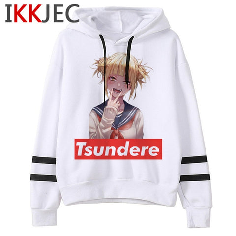 My Hero Academia S4 Funny Cartoon Hoodies Men/women Boku No Hero Academia Himiko Toga Sweatshirts Senpai Anime Hoody Male/female