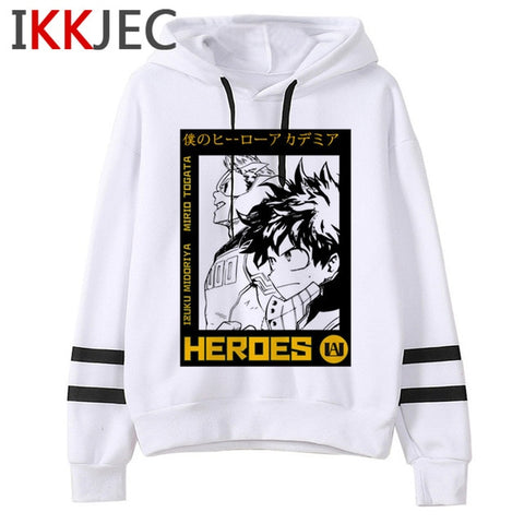 My Hero Academia S4 Funny Cartoon Hoodies Men/women Boku No Hero Academia Himiko Toga Sweatshirts Senpai Anime Hoody Male/female