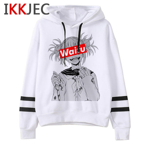 My Hero Academia S4 Funny Cartoon Hoodies Men/women Boku No Hero Academia Himiko Toga Sweatshirts Senpai Anime Hoody Male/female