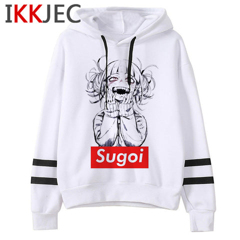 My Hero Academia S4 Funny Cartoon Hoodies Men/women Boku No Hero Academia Himiko Toga Sweatshirts Senpai Anime Hoody Male/female