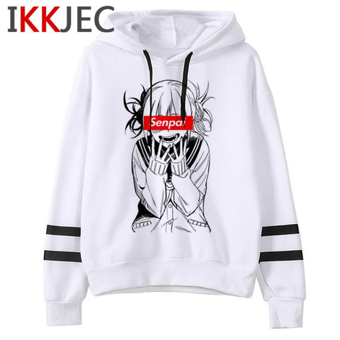 My Hero Academia S4 Funny Cartoon Hoodies Men/women Boku No Hero Academia Himiko Toga Sweatshirts Senpai Anime Hoody Male/female