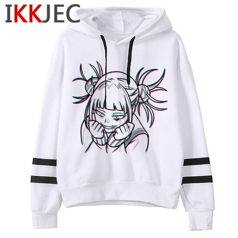 My Hero Academia S4 Funny Cartoon Hoodies Men/women Boku No Hero Academia Himiko Toga Sweatshirts Senpai Anime Hoody Male/female