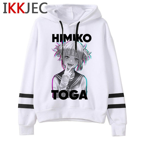 My Hero Academia S4 Funny Cartoon Hoodies Men/women Boku No Hero Academia Himiko Toga Sweatshirts Senpai Anime Hoody Male/female