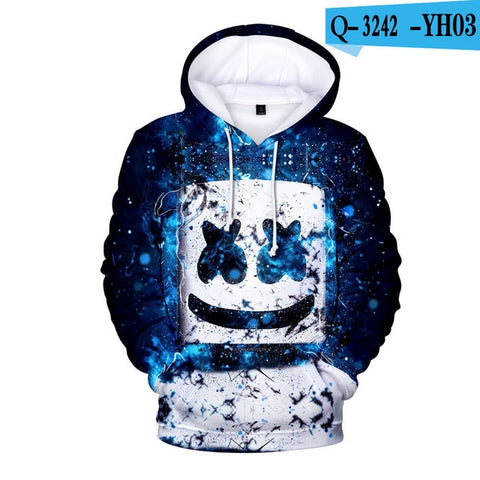 Hot Sales Cotton Men Sweatshirts Candy Band Baida DJ 3D Digital Printing Hoodies Men Kids  Fashion Streetwear Full Color Hoodies