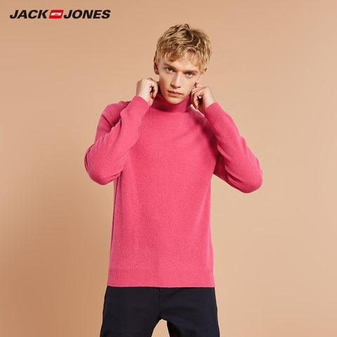 JackJones Men's Wool Turtle Neck Sweater Slim fit Pullover Top Menswear 218324517 218425519