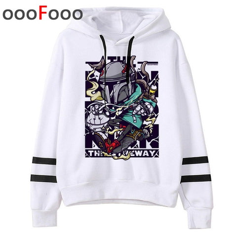 2020 The Mandalorian New Movie Funny Cartoon Hoodies Men Kawaii Baby Yoda Star Wars Sweatshirt Hip Hop Streetwear Hoody Male