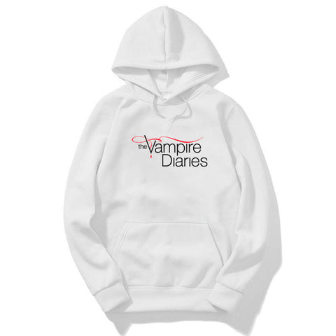 The Vampire Diaries Hoodie Sweatshirt Men Harajuku Hoodies Hip Hop Streetwear Sweatshirt Mujer Bluza Damska Winter Clothes Women