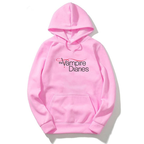 The Vampire Diaries Hoodie Sweatshirt Men Harajuku Hoodies Hip Hop Streetwear Sweatshirt Mujer Bluza Damska Winter Clothes Women