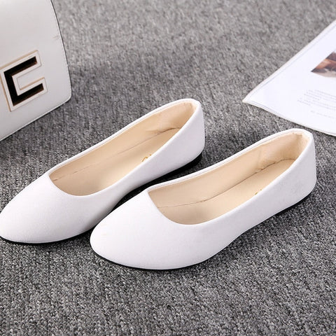 Women Flats Shoes 2019 Faux Suede Loafers Candy Color Shoes Woman Fur Flats Warm Ladies Shoes Black Boat Shoes