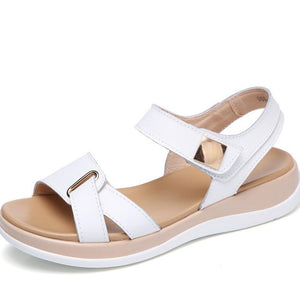 Dropshipping 2019 New Summer Women Sandals Flat Shoes Woman Comfortable Casual Hook Loop Sandalias Mujer Women's Footwear