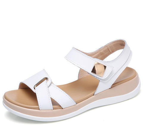 Dropshipping 2019 New Summer Women Sandals Flat Shoes Woman Comfortable Casual Hook Loop Sandalias Mujer Women's Footwear