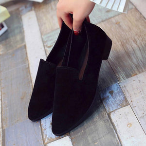 2020 Spring Women Loafers Flats Shoe Women Casual Shoes Suede Slip on Boat shoes Female Shoe Comfortable Ballet Flats Size 35-40