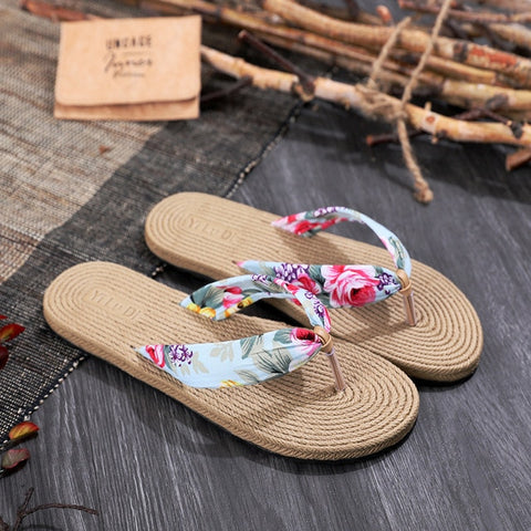2019 Fashion Women Shoes Summer Flip Flops Platform Sandals Beach Flat Wedge Patch Flip Flops Lady Slippers Pantufa Zapatillas