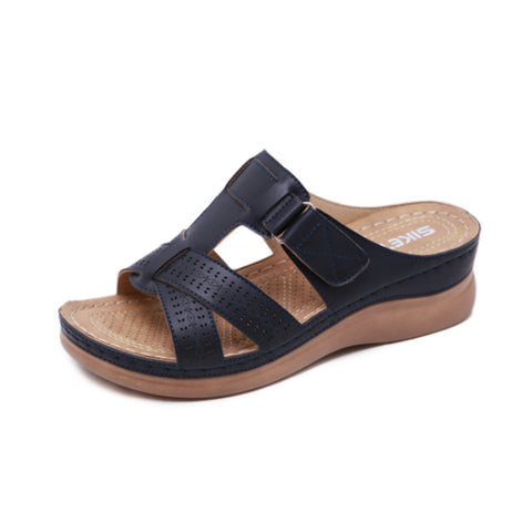 Women's Summer Open Toe Comfy Sandals Super Soft Premium Orthopedic Low Heels Walking Sandals Toe Corrector Cusion Drop Shipping