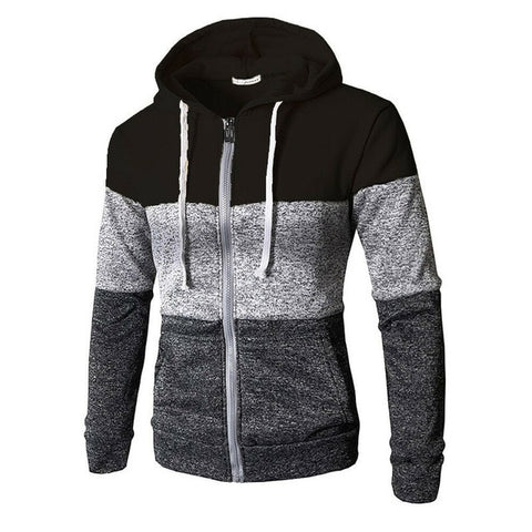 2019 Newest Men Zip Up Casual Elastic Sweater Coat Tops Jacket Outwear Sweater Jogger Zipper Men Autumn Winter Hoody Sweatercoat
